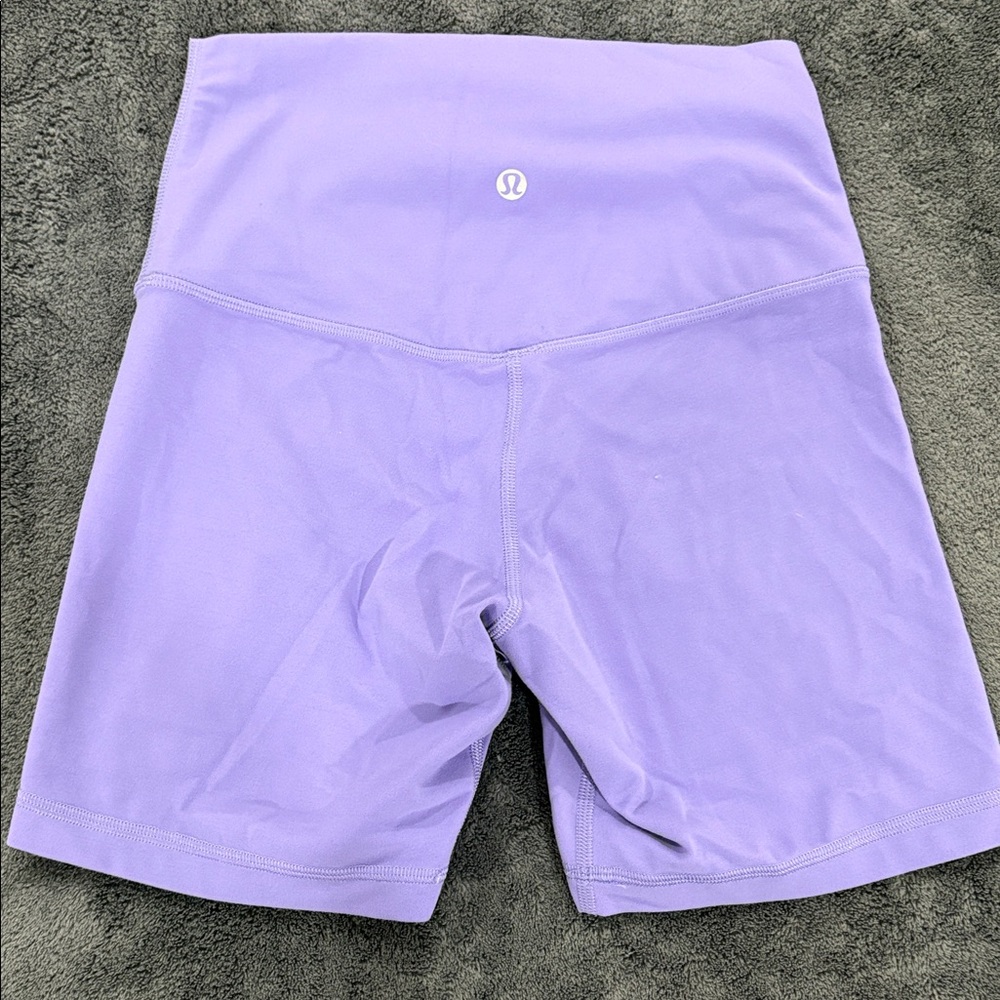 Lululemon Purple High-Waisted Shorts